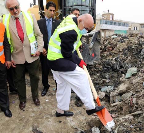 Ghani Launches  Kabul City Cleaning  Programme